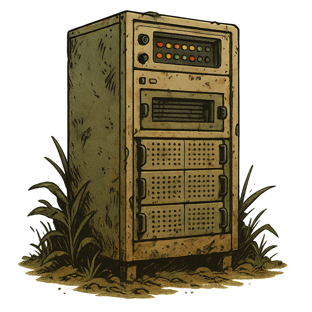 vintage server tower